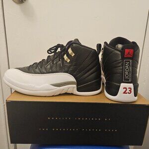 Nike Air Jordan 12 Retro Playoffs Black / Varsity Red  CT8013-006 Men’Size 8.5 A